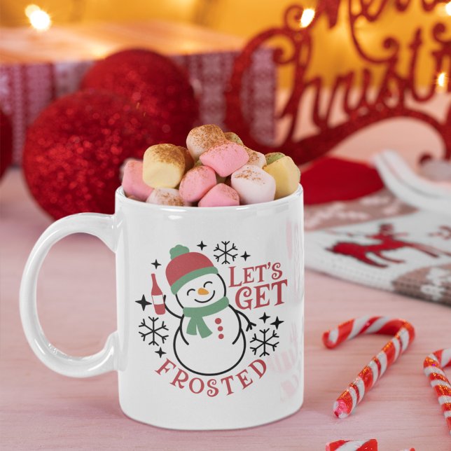 Mug Les't get Frosted Cute Crhistmas Snowman (Créateur téléchargé)