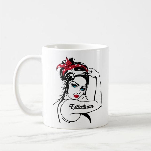 Mug L'Esthétique Rosie Le Riveter Pin Up (Gauche)