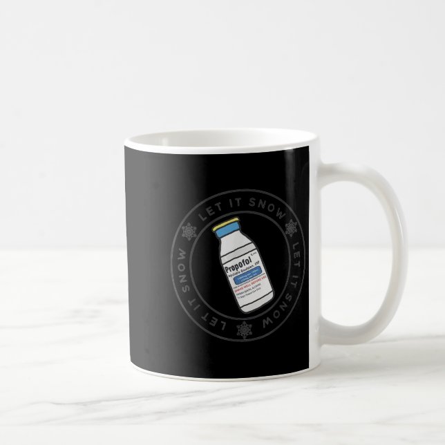 Mug Let It Snow Profol Crna Nurse Anesthetist Er Ed Nu (Droite)