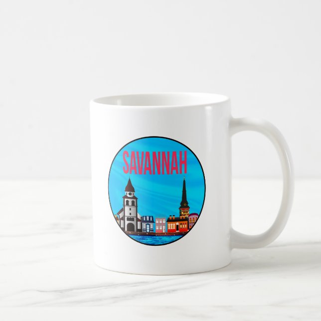 Mug L'état d'esprit de Savannah Georgia (Droite)