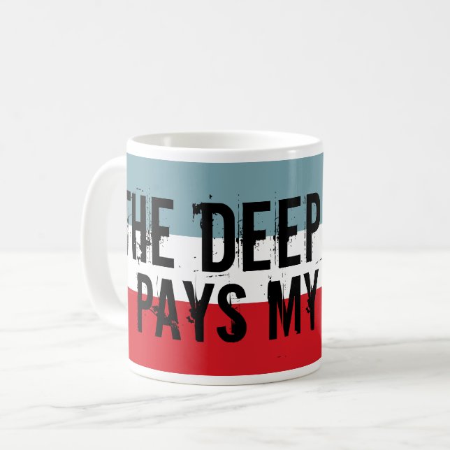 Mug L'Etat Profond paie mes factures (Devant gauche)