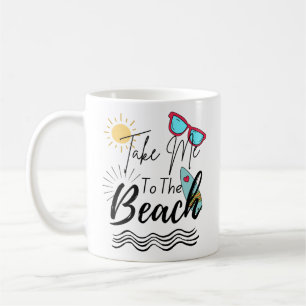 Mug L'Été Emmenez-Moi À La Plage