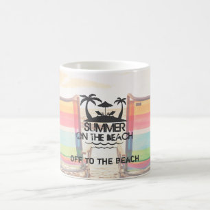 Mug L'été sur la plage   Personnalisé