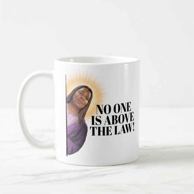 Mug Letitia James Citation - Personne n'est au-dessus  (Gauche)