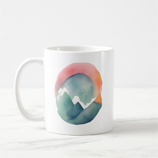 Mug L'étreinte de l'aube dans les montagnes