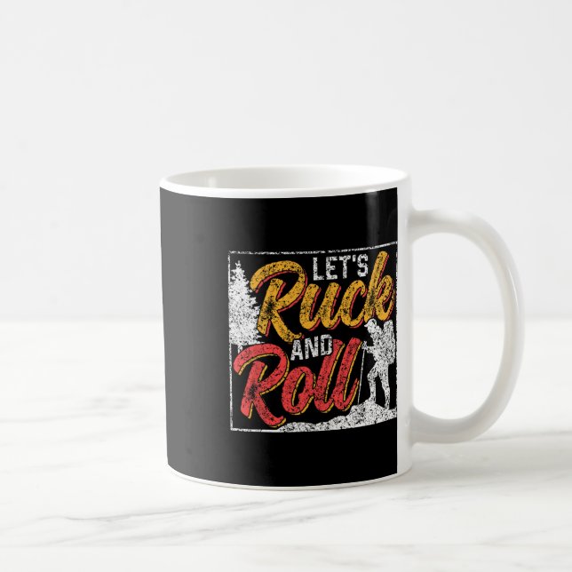 Mug Let's Ruck And Roll Workout Backpack Rucksack Ruck (Droite)