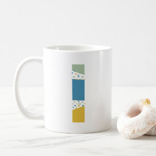 Mug Lettre Abstraite moderne L Monogramme Initiale