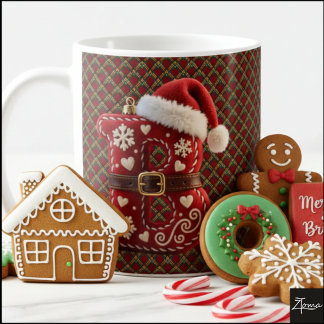 Mug Lettre B avec une garniture dorée pastel superposé