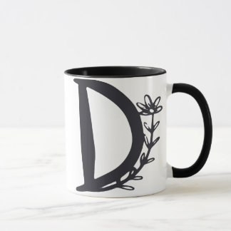 Mug Lettre D