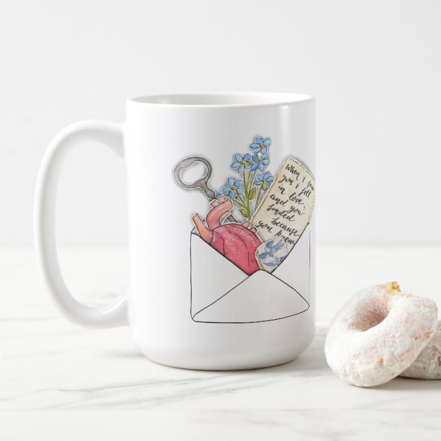 Mug Lettre d'amour (Avec donut)