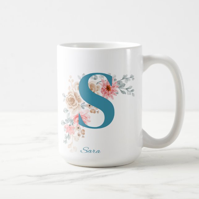 Mug LETTRE DE BOUGIE DE CafÉ PERSONNALISÉE S (Droite)