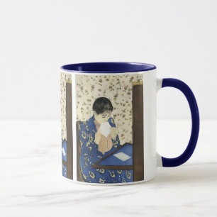 Mug Lettre de Mary Cassatt, Impressionnisme Vintage
