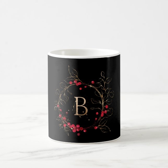 Mug Lettre de Parties scintillant initiale B Holly Euc (Centre)