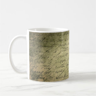 Mug Lettre d'écriture papier papier