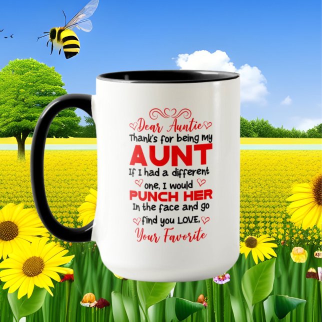 Mug lettre drôle (Créateur téléchargé)