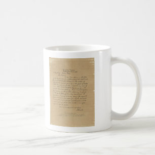 Mug Lettre du Président Abraham Lincoln à Mme Bixby