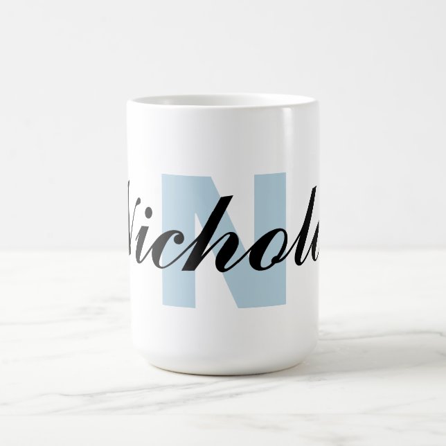 Mug Lettre et nom de monogramme (Centre)