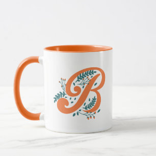 Mug LETTRE Florale B