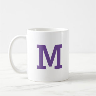 Mug LETTRE INITIALE MINIME Classique Purple