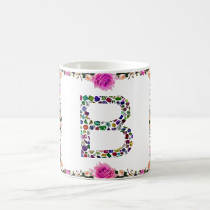 MUG LETTRE INITIALE MONOGRAPHIQUE B