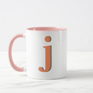 MUG LETTRE INITIALE MONOGRAPHIQUE MODÈLE ORIGINALE ROS