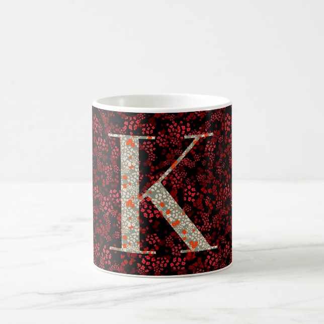 Mug Lettre K rouge et liberté bordeaux (Centre)