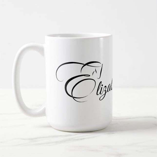 Mug Lettre monogramme E Horse (Gauche)