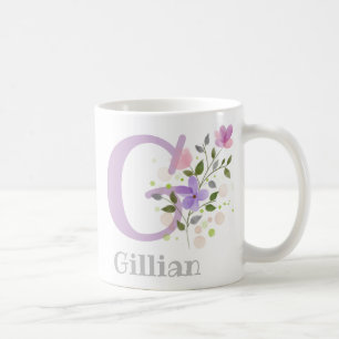 Mug Lettre monogramme G et prénom chrétien