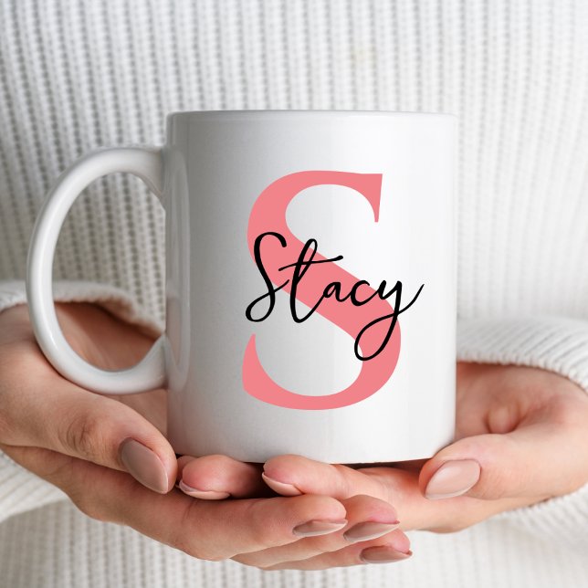 Mug LETTRE MONOGRAPHIQUE Alphabet Initial Cadeaux de N (Créateur téléchargé)