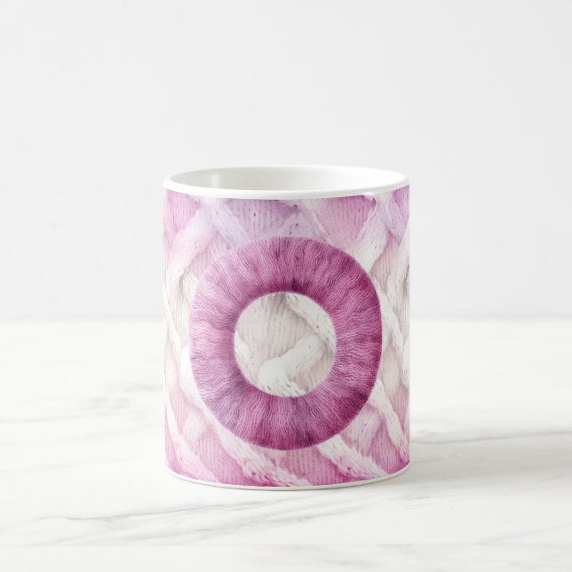 MUG LETTRE POPULAIRE ROSE CHAUD ROSE POPULAIRE O (Centre)