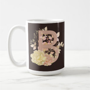 Mug LETTRE Rose B Pretty Light Color beige Pinkish
