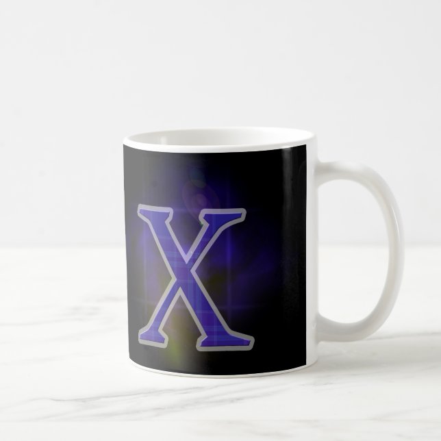 Mug Lettre X (Droite)