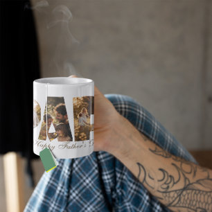 Mug Lettres découpées de collection de photos PAPA