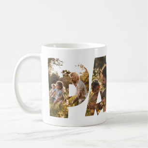 Mug Lettres découpées de collection de photos PAPA