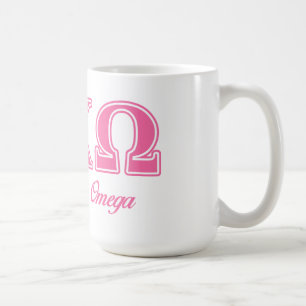 Mug Lettres roses Alpha Chi Omega