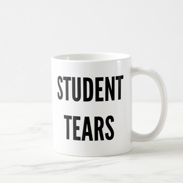 Mug L'étudiant de Noël de professeur déchire le cadeau (Droite)