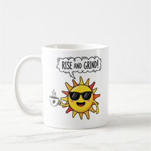Mug Lève-toi et fais tourner – Conception de citation