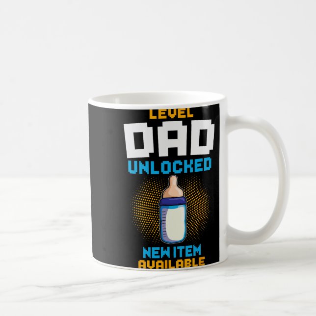 Mug Level Dad Unlocked Pregnancy Announcement Gamer Fa (Droite)