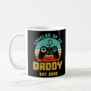 Mug Leveled Jusqu'À Papa 2020 Papa À Être Baby Annonce