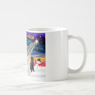 Mug Lever de Noël - Caniches (2 standards)