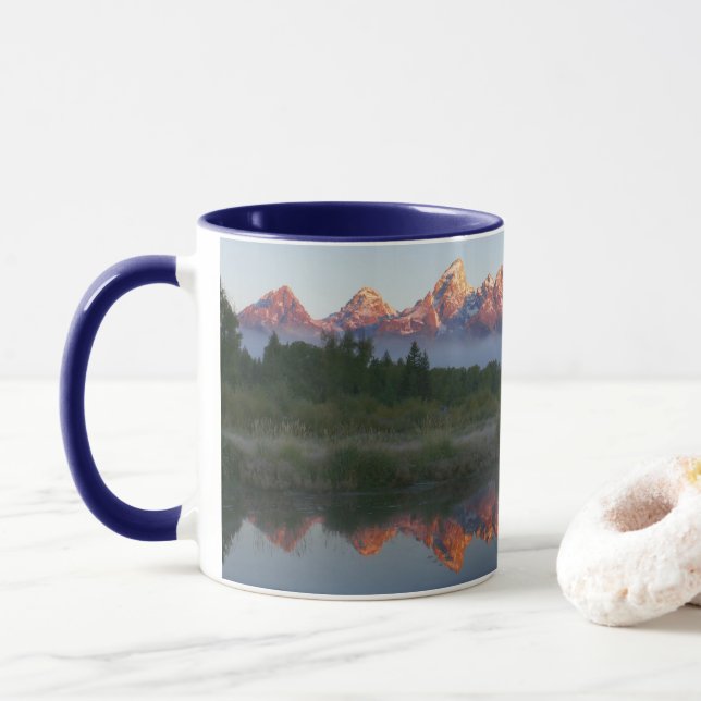 Mug Lever de soleil à Schwabacker Landing à Grand Teto (Avec donut)