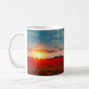Mug Lever de soleil sur le champ de pavot Uplifting Ve