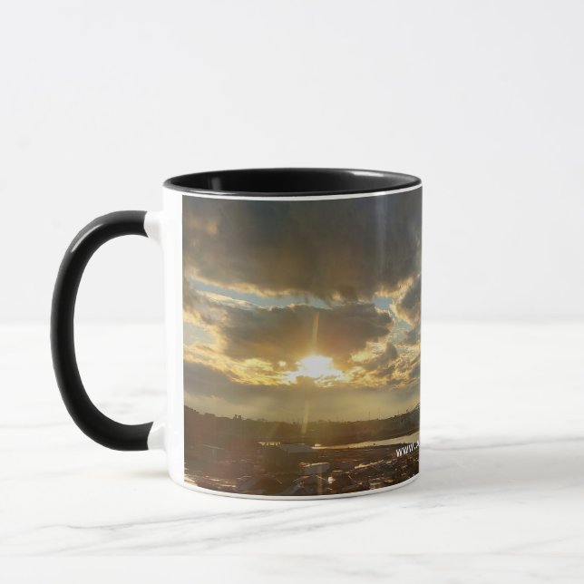 Mug Lever de soleil sur le chemin NJ (Gauche)