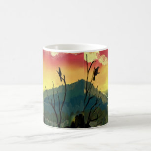 Mug Lever du soleil et premiers risques
