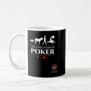 Mug L'évolution du Poker Poker Poker carte homme âne r