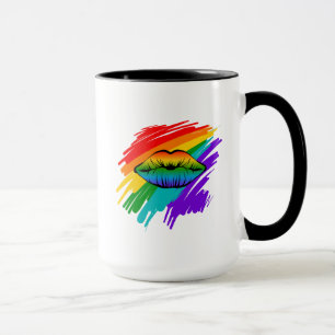 Mug Lèvres arc-en-ciel