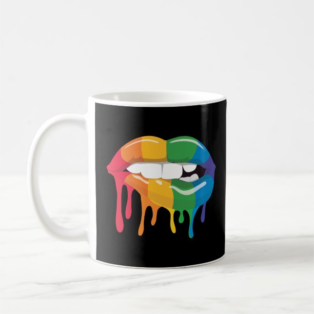 Mug Lèvres arc-en-ciel (Gauche)