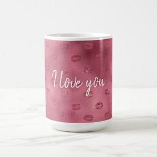Mug Lèvres brillantes roses