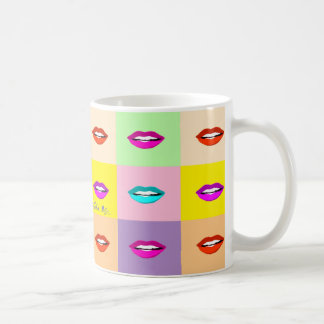 Mug Lèvres d'art pop