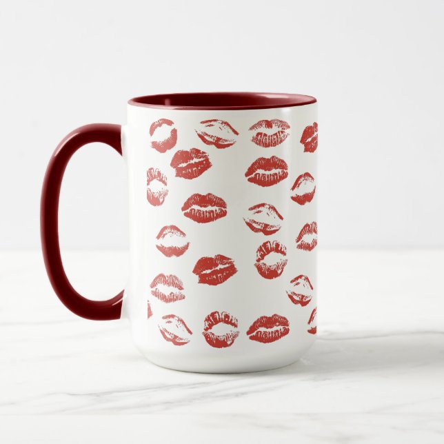 Mug Lèvres rouges (Gauche)